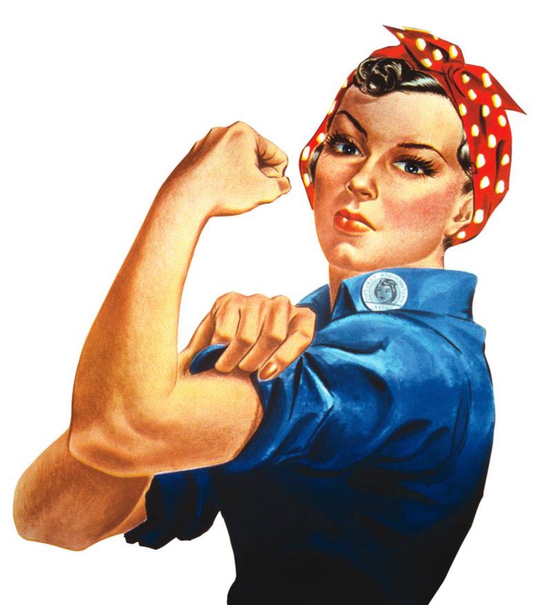 Image of Rosie the riveter for McDermott and McDermott women's divorce women's rights divorce attorneys